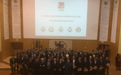 El COGITCV en la Graduación de los estudiantes de la Escuela Politécnica Superior de Elche