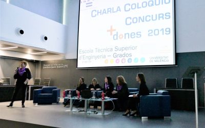 Participación del COGITCV en la charla-coloquio y entrega de premios del Concurso +Dones 2019 de la ETSE-UV