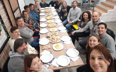 Merienda navideña de COGITCV/AGITCV con nuestr@s colegiad@s y familiares