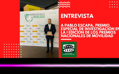 Pablo Escapa presenta en Onda Cero Gandia el Coche COITT galardonado en los Premios Nacionales de Movilidad