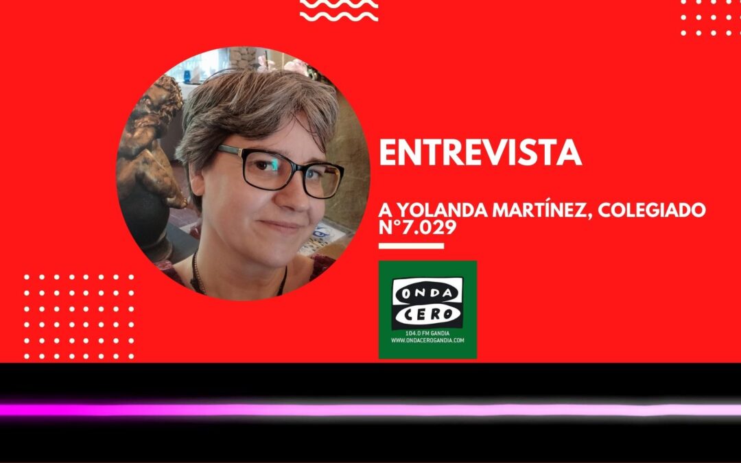 La colegiada Yolanda Martínez aborda las telecomunicaciones en la telefonía en nuestra sección de Onda Cero Gandia