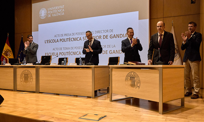 COITTCV/AVITT en la toma de posesión del director del Campus de Gandia