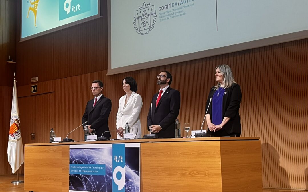 COITTCV/AVITT en la Graduación de GITST en ETSIT-UPV